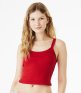 Bella Ladies Micro Rib Spaghetti Strap Tank Top