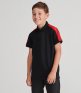 Finden and Hales Kids Contrast Panel Piqué Polo Shirt