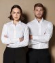Kustom Kit Ladies Long Sleeve Tailored City Business Shirt