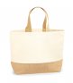 Westford Mill Jute Base Canvas Tote XL Bag